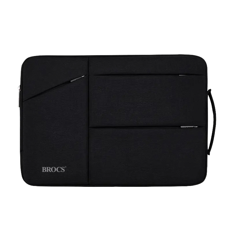 Funda Brocs de Color Negro Para Laptops de 15.6 Pulgadas