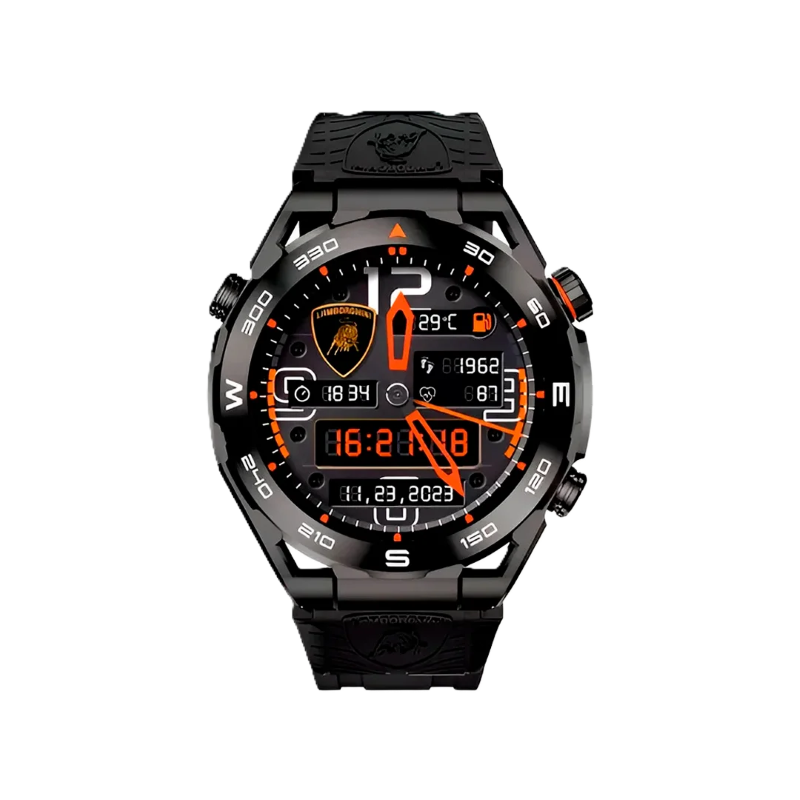 Smartwatch Lambo Aventador Ultimae Nero Nemesis Satinado