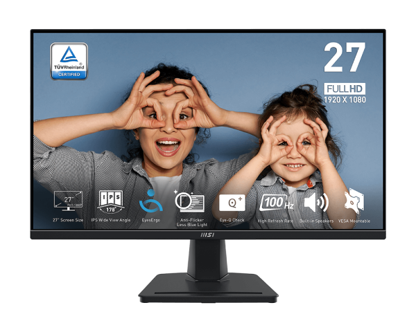 Monitor MSI Pro MP275 EYESERGO de 27 Pulgadas y 100hz