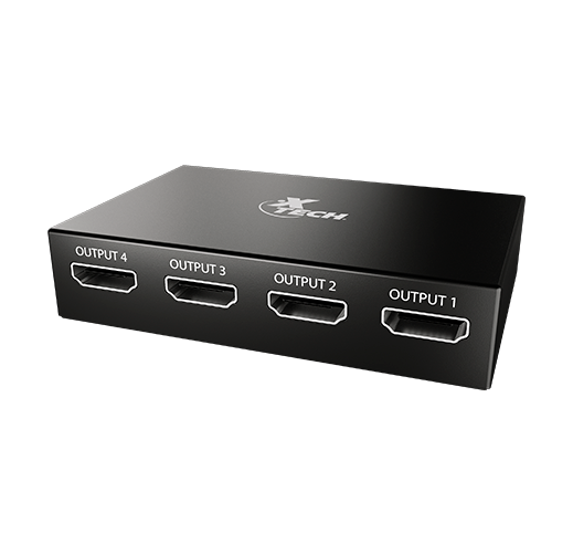 Multiplicador HDMI Hembra a 4 Puertos HDMI Hembra Xtech
