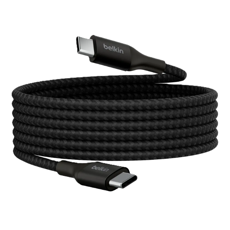 Cable Belkin USB-C Macho a USB-C Macho de 240 Watts de 2 Metros
