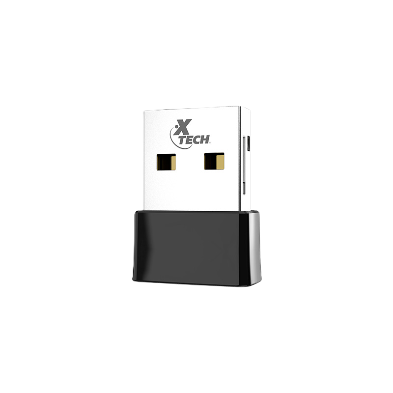 Receptor Wi-Fi Nano Xtech USB-A Inalámbrico AC de Doble Banda Para Computadora