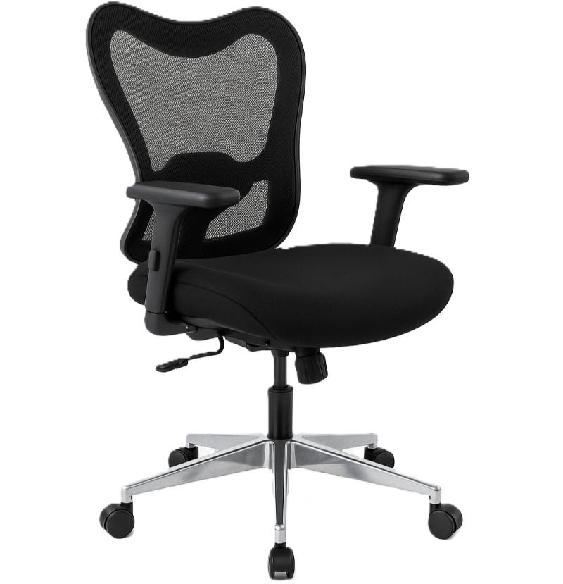 Silla Ejecutiva con Reposabrazos DC-48S Color Negro