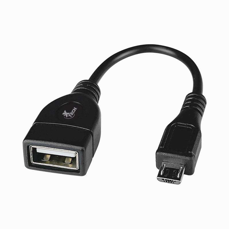 Adaptador Xtech de USB-A Hembra a Micro-USB Macho 