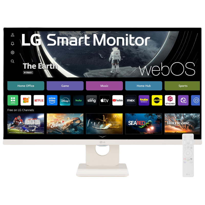 Monitor Inteligente IPS LG MyView Smart Color Blanco de 27 Pulgadas