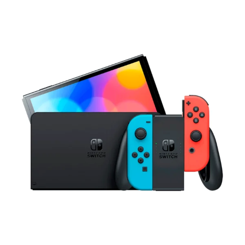 Consola Nintendo Switch OLED de Color Negro para Videojuegos