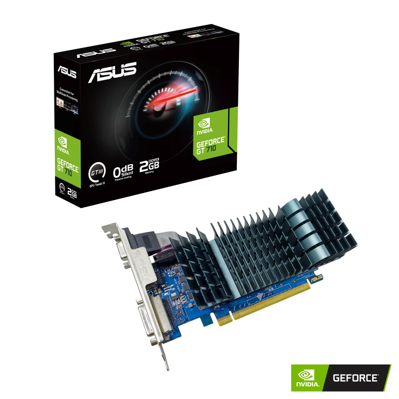 Tarjeta de Video Asus de 2 GB Nvidia GeForce GT 710