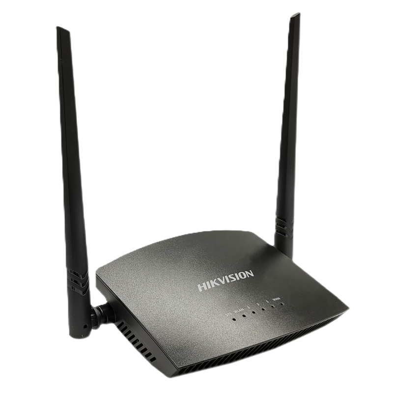 Router Hikvision DS-3WR3N de 2 Antenas Color Negro