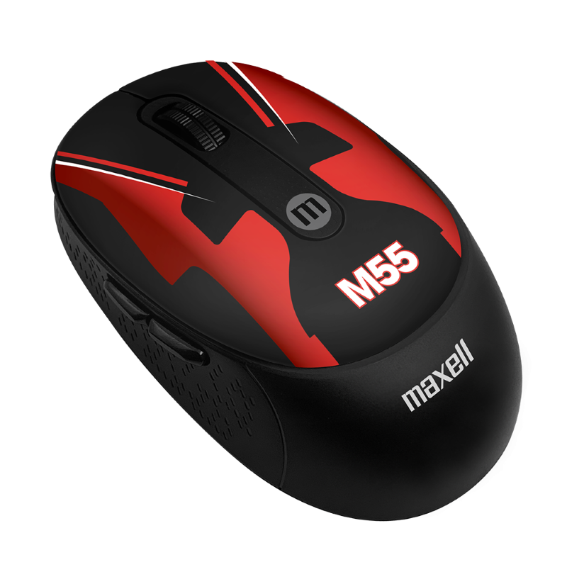 Mouse Inalámbrico Maxell Race Edition M55 Color Rojo