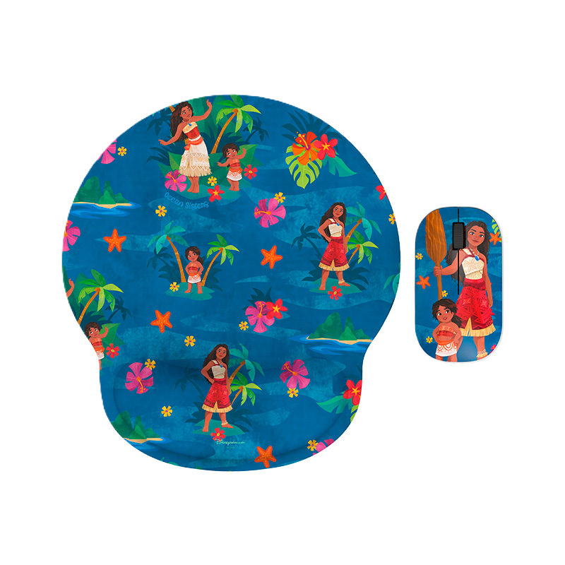 Mouse Inalámbrico + Alfombrilla Xtech Edición Moana 2 Simea