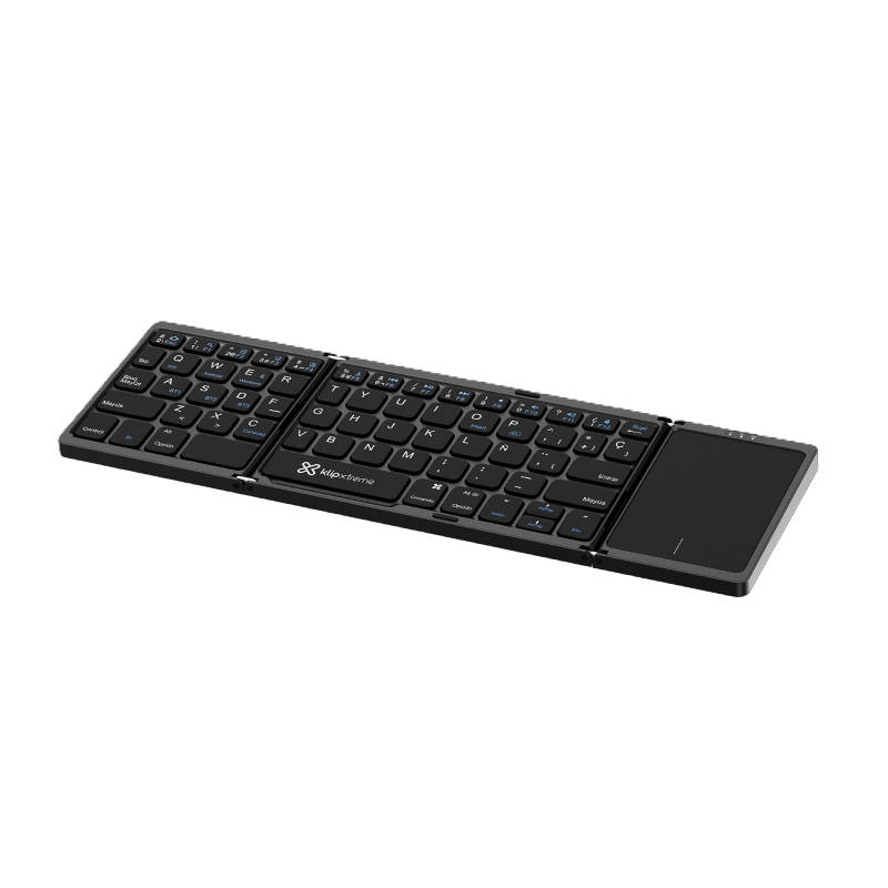 Teclado Bluetooth Plegable Klip Xtreme FlexPlit con Pánel Táctil