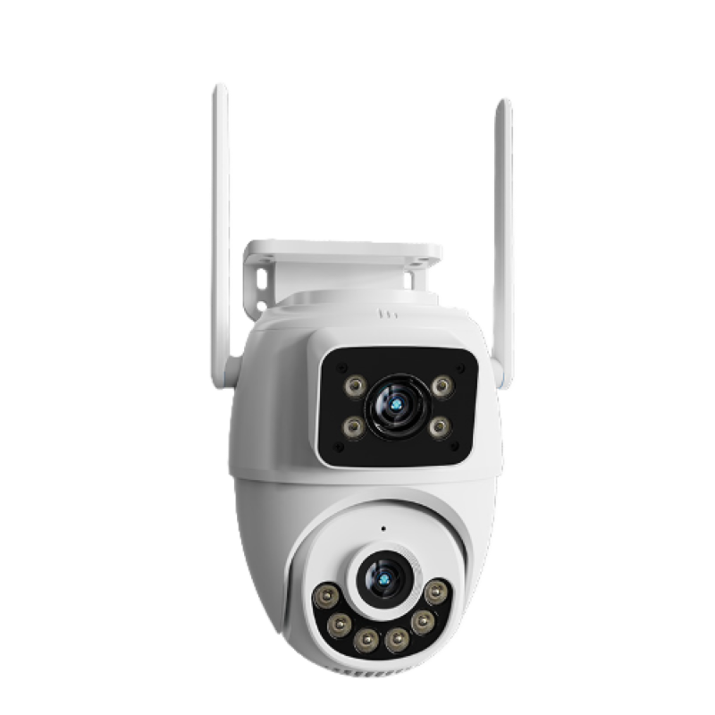 Cámara Inteligente Wi-Fi de Doble Lente PTZ Nexxt para Exteriores
