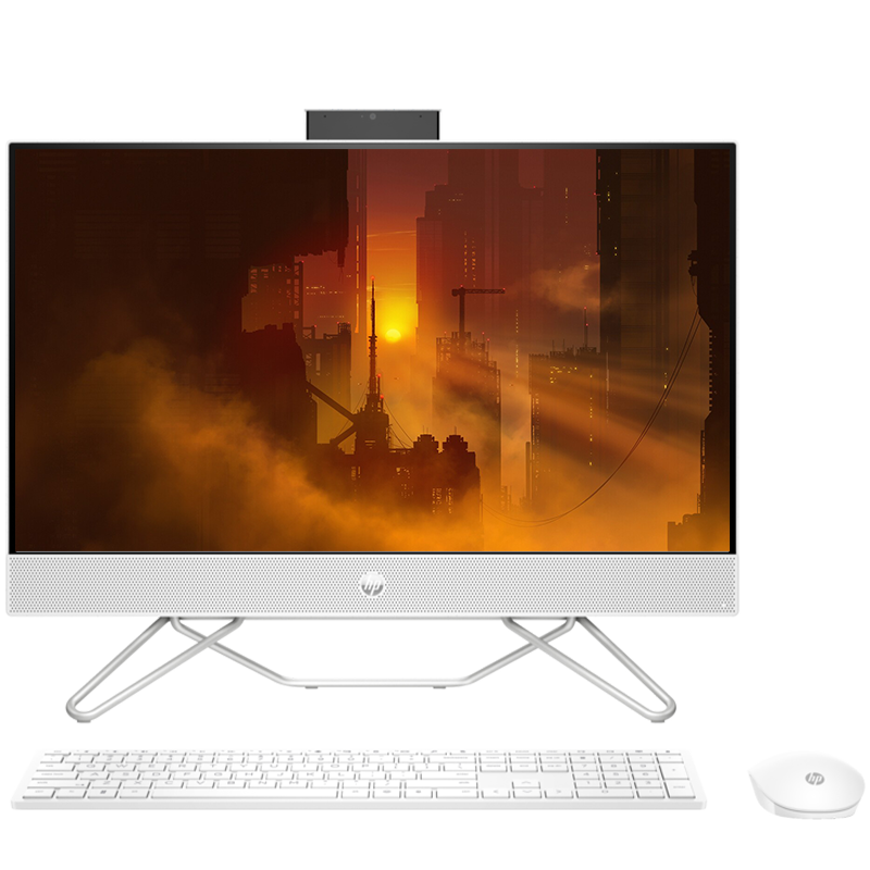 Computadora de Escritorio Todo en Uno HP 24-cb1025la Color Blanco