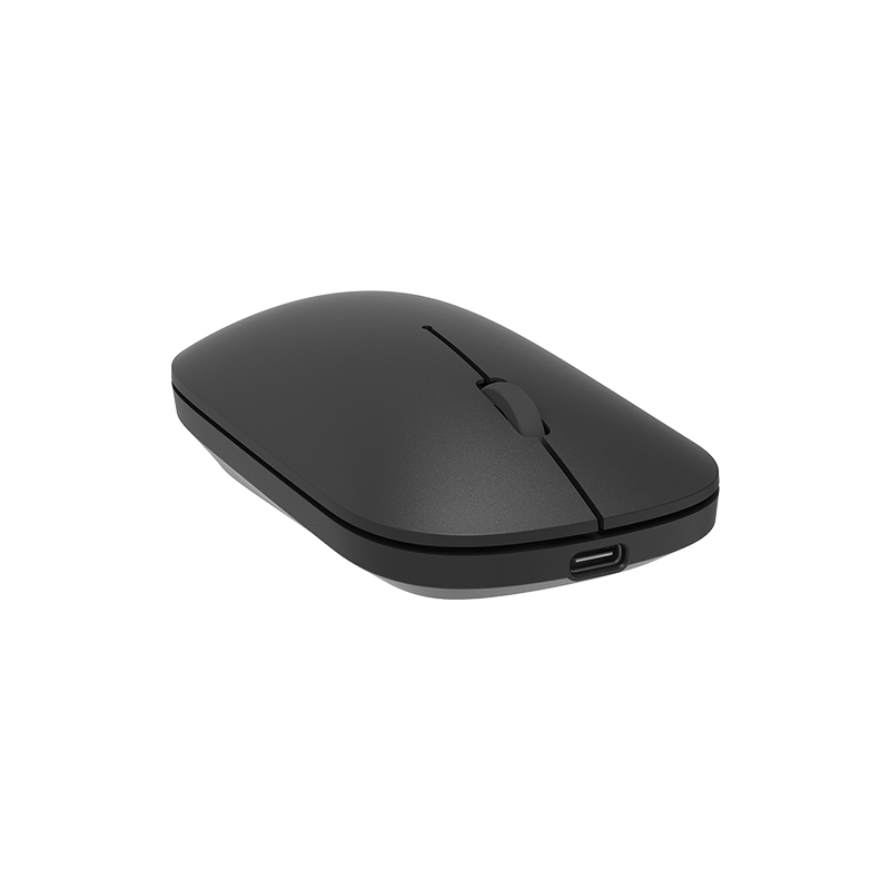 Mouse Recargable Bluetooth Maxell Precise Black de Color Negro