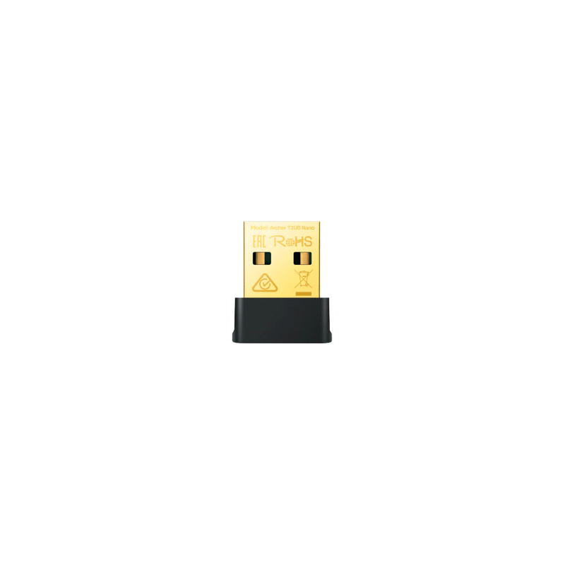 Receptor / Antena Wi-Fi y Bluetooth 4.2 USB TP-Link Archer T2UB Nano(US) Ver:1.0 para Computadora