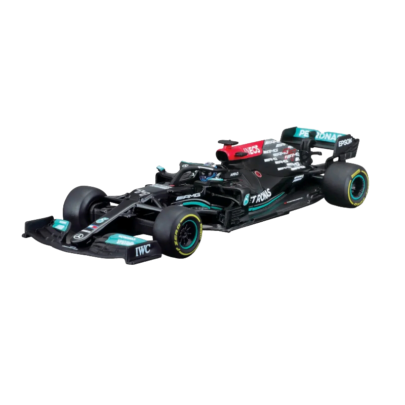 Vehículo BBurago a Escala 1:43 F1 Mercedes-AMG Petronas Formula One Team #77 Valtteri Bottas