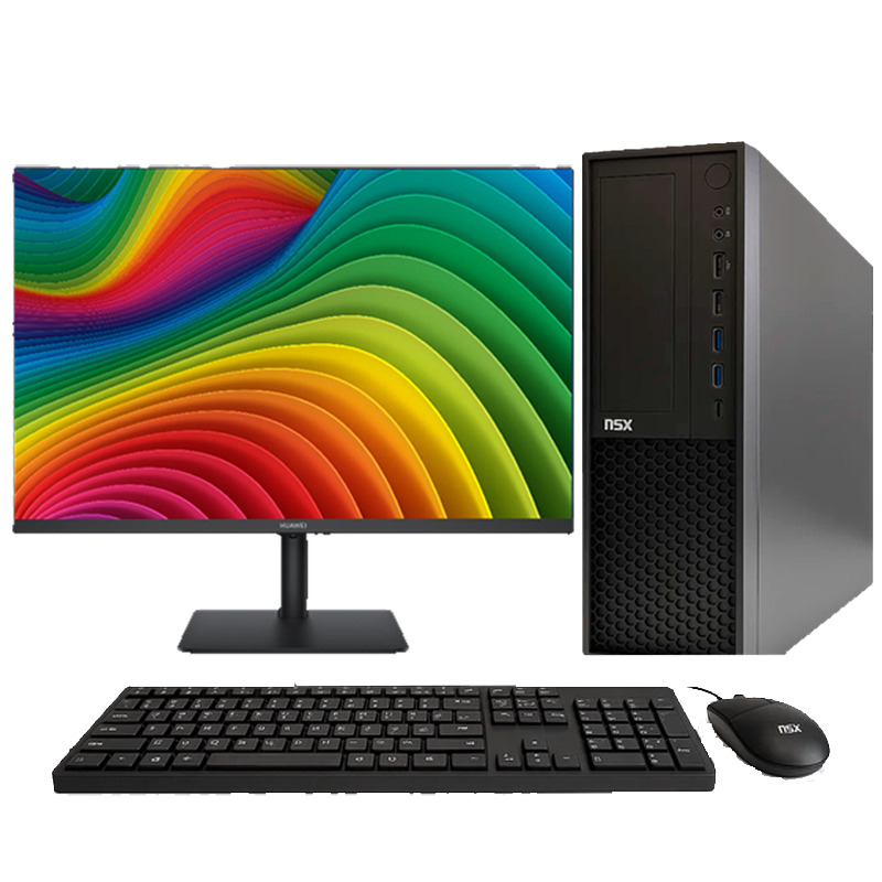 Computadora de Escritorio NSX Desktop con Monitor Huawei de 24"