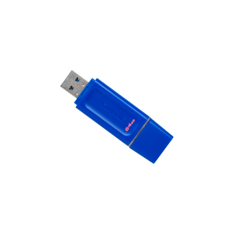 Memoria USB-A 3.2 Kingston DataTraveler Exodia de 64 GB Azul