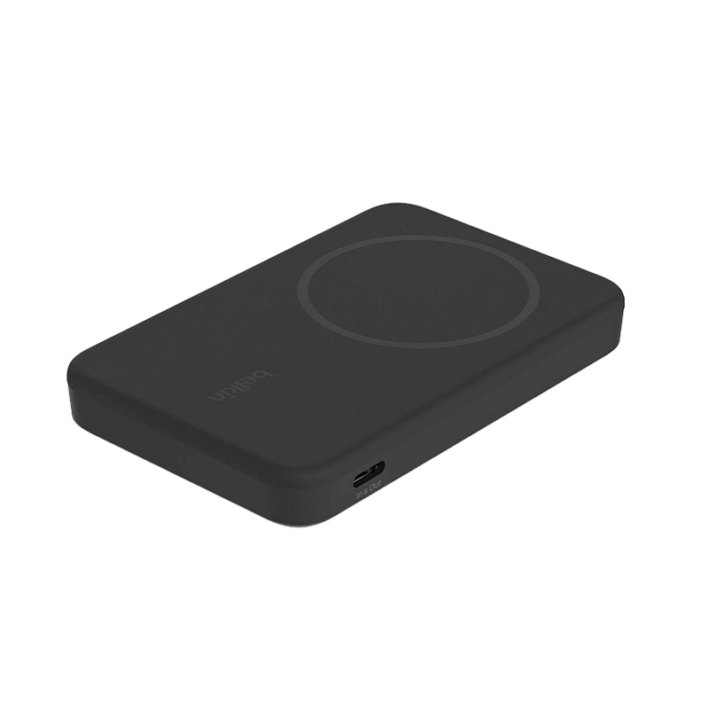 Power Bank Magnético e Inalámbrico Belkin BoostCharge Pro Magnetic 5K Black de Color Negro