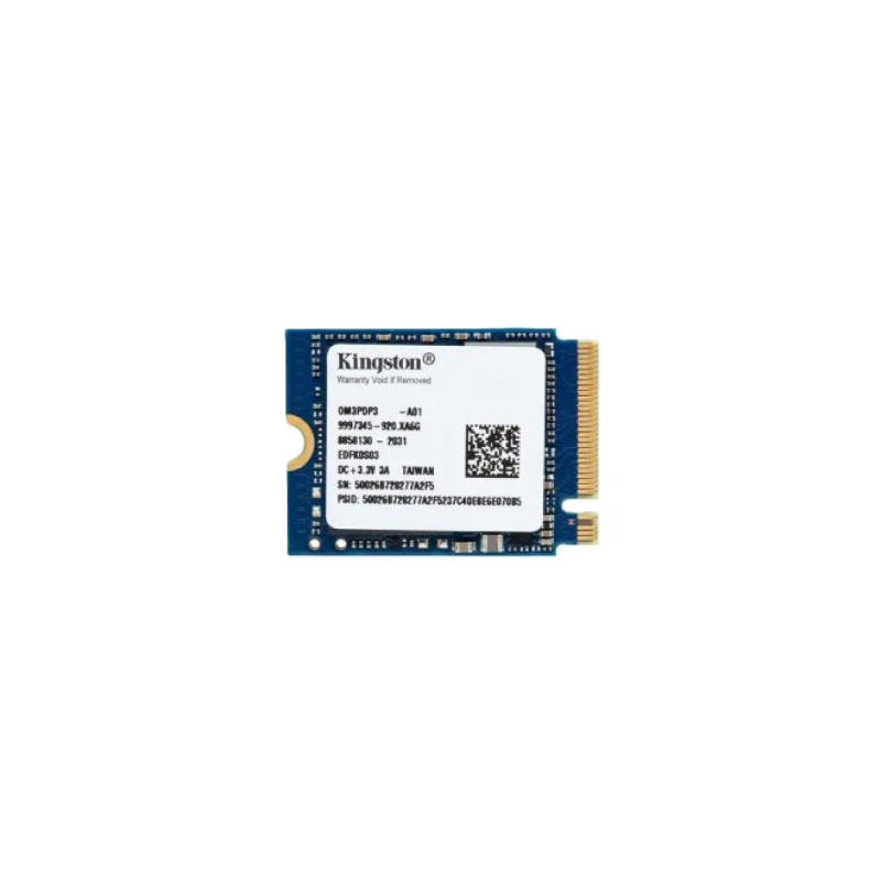 Unidad de Estado Sólido M.2 NVMe 2230 Kingston de 1 TB