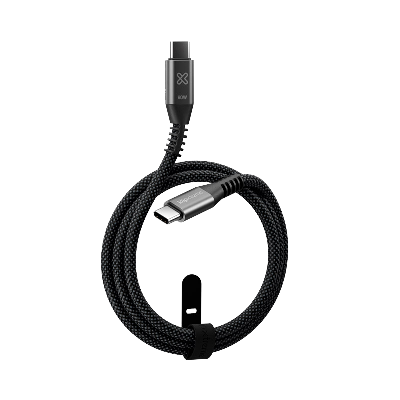 Cable Klip Xtreme PowerGo de USB-C Macho a USB-C Macho de 1 Metro