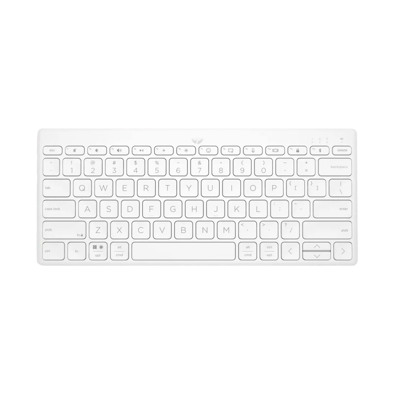 Teclado Bluetooth HP 350 Compact Multi-Device White Multidispositivo