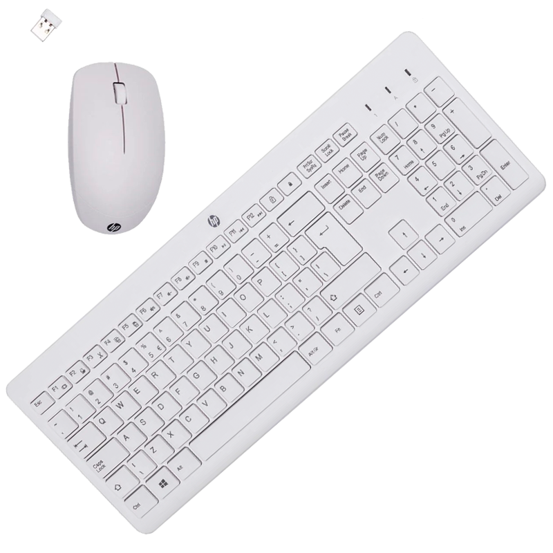 Teclado + Mouse HP 230 Blancos