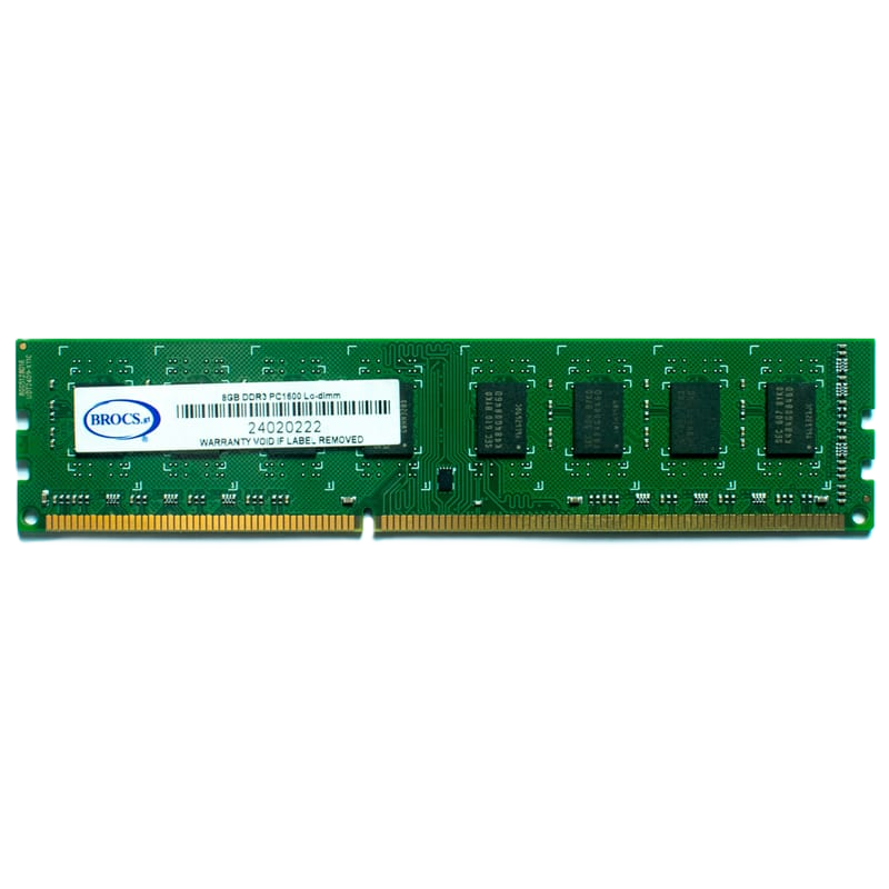 Memoria RAM DIMM DDR3 Brocs de 8 GB a 1600 MHz