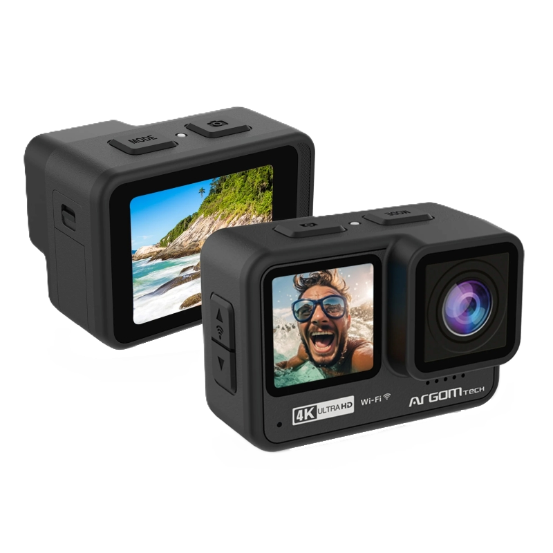 Cámara de Acción Argom Tech Epic Cam 90 Recargable y Sumergible