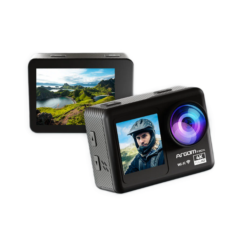 Cámara de Acción Argom Tech Epic Cam 85 Recargable y Sumergible