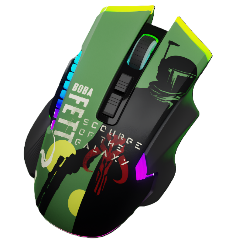 Mouse Gamer Bluetooth Primus Gladius TM11 Star Wars Boba Fett