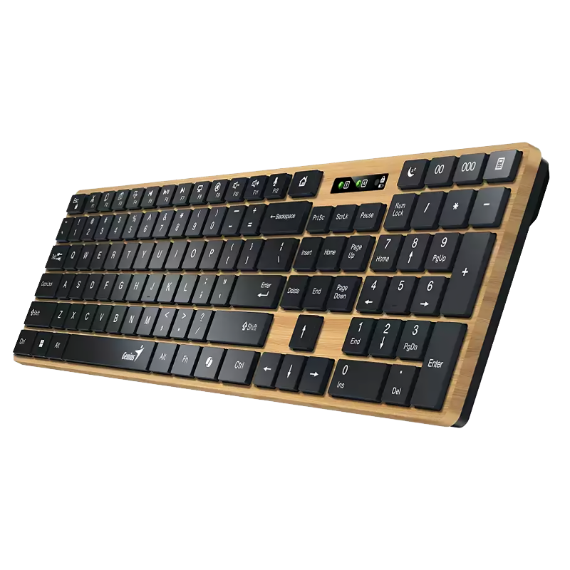 Teclado Bluetooth Genius SlimStar 7250BT Pine Wood Diseño Madera