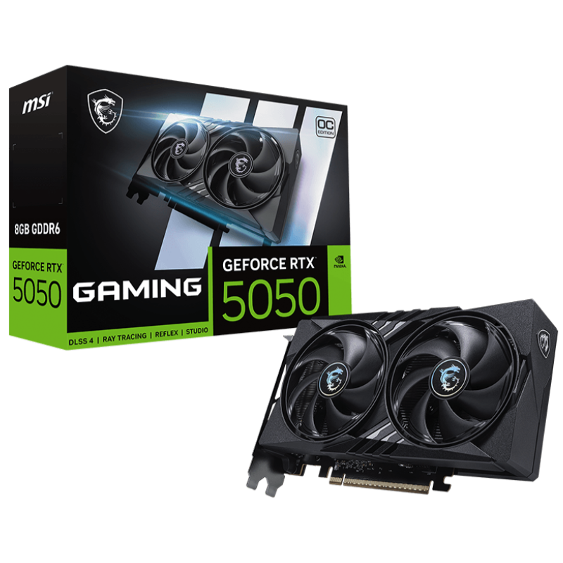 Tarjeta de Video MSI Gaming Nvidia GeForce RTX 5050 de 8 GB