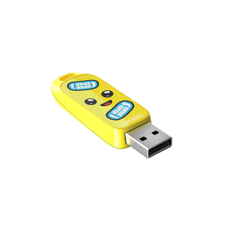 Memoria USB-A 3.2 Gen 1 SanDisk Fortnite Peely de 128 GB