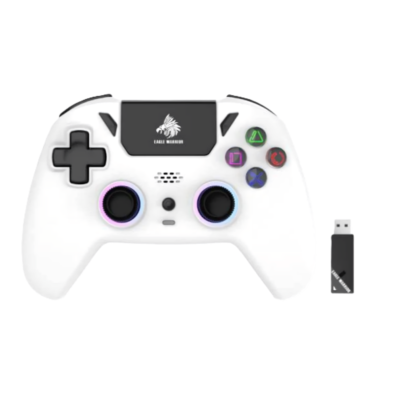 Control Bluetooth Eagle Warrior HG04D White de Color Blanco