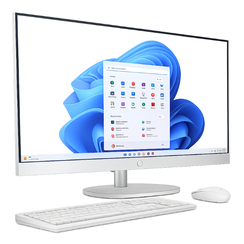 Computadora de Escritorio Todo en Uno HP 27-cr0275la Blanco Nácar