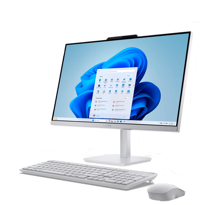 Computadora de Escritorio Todo en Uno Lenovo A100 AIO Cloud Gray