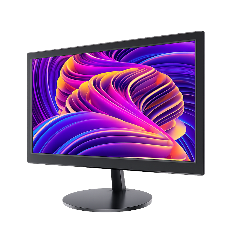 Monitor IPS Hikvision Plano de 18.5 Pulgadas y 75 hz de Color Negro