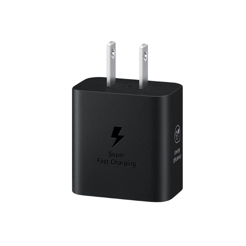 Adaptador de Corriente Samsung de 25 Watts USB-C de Color Negro