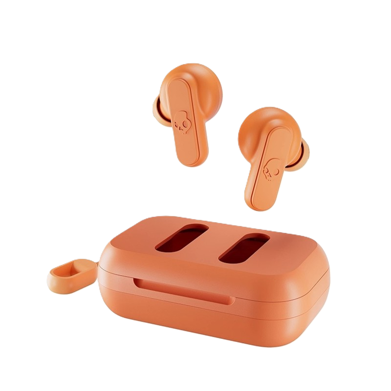 Audífonos Bluetooth Skullcandy Dime Golden Orange Anaranjados