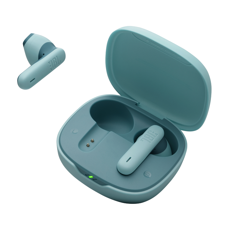 Audífonos Bluetooth JBL Vibe Flex 2 Blue de Color Celeste