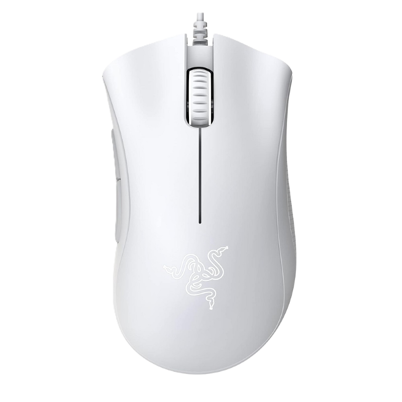 Mouse Gamer Razer DeathAdder Essential White con Cable USB-A