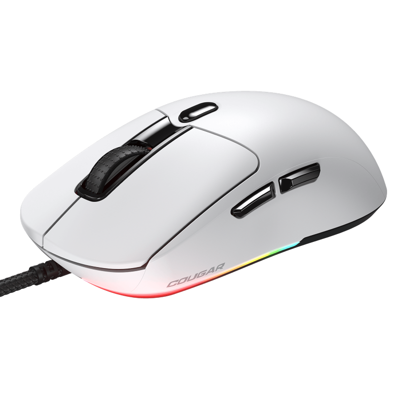 Mouse Gamer Cougar Minos Neo RGB Color Blanco con Cable USB-A