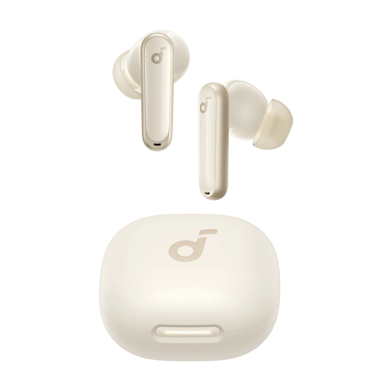 Audífonos Bluetooth soundcore by Anker P40i Oat White Blancos Avena