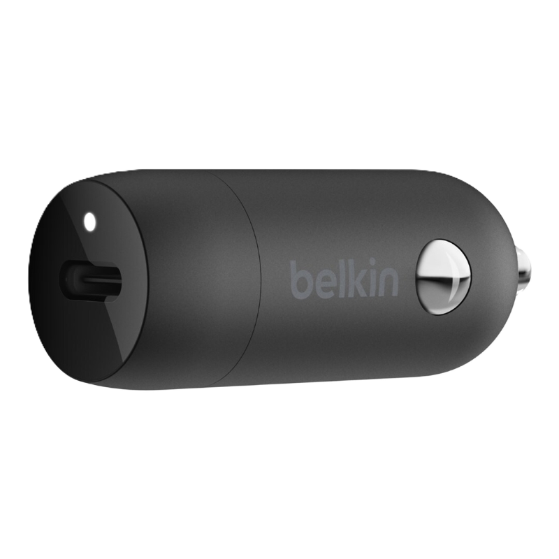 Adaptador de Corriente Belkin BoostCharge de 30 Watts USB-C para Automóvil