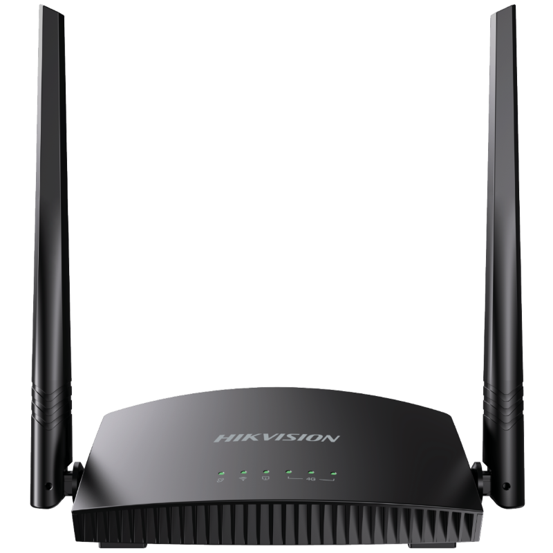 Router Inalámbrico 4G N300 Wi-Fi LTE Hikvision DS-3WR4G3N Negro