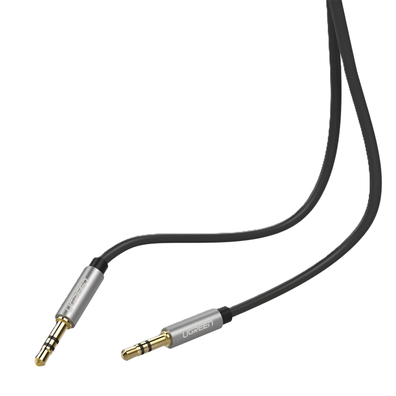 Cable Auxiliar 3.5mm Macho a Macho UGREEN de 3 Metros Gris