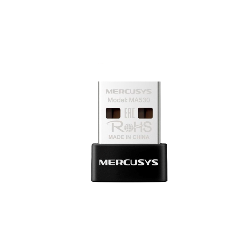 Receptor Bluetooth 5.3 USB-A Mercusys MA530(UN) Ver:1.0 de Color Negro para Computadora