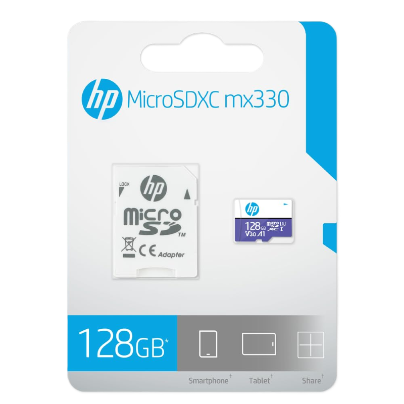 Memoria MicroSDXC HP mx330 de 128 GB