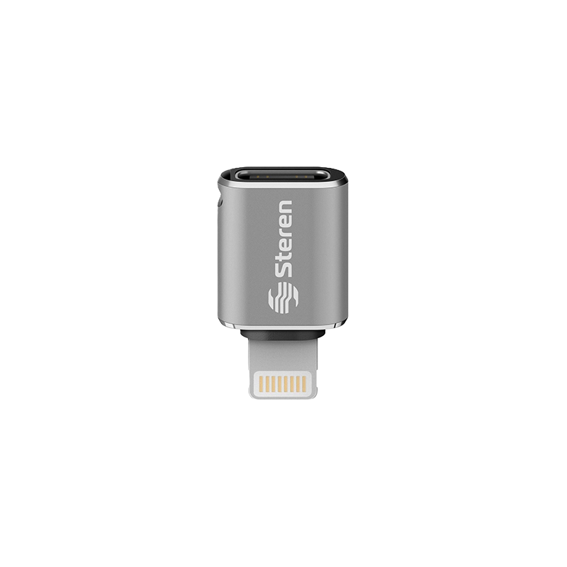Adaptador Jack USB-C a Plug Lightning Steren